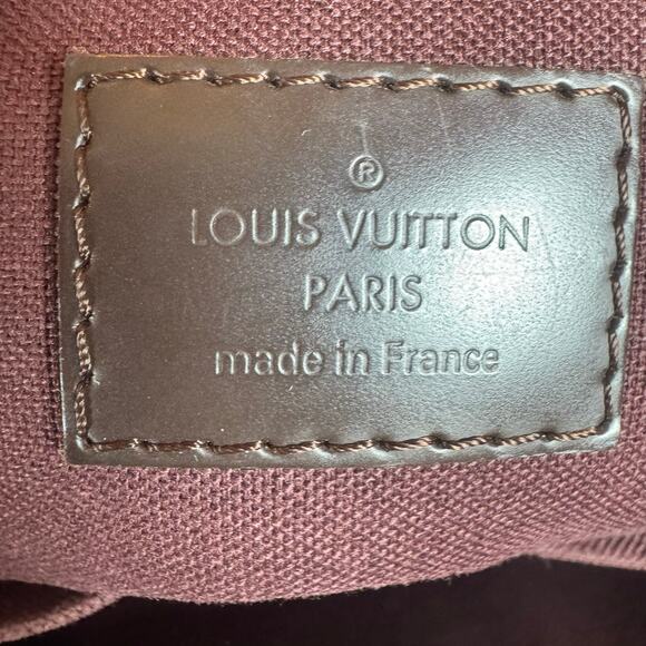 Louis Vuitton Jena MM Damier Ebene Shoulder Bag Tote Gold Hardware Classic 2017 - Picture 6 of 16